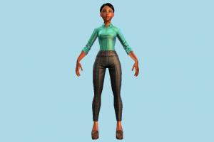 Female Girl woman, girl, cartoon, female, people, human, person, character, indie