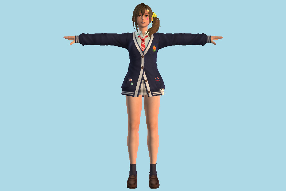 Tsukushi Hentai Girl 3d model