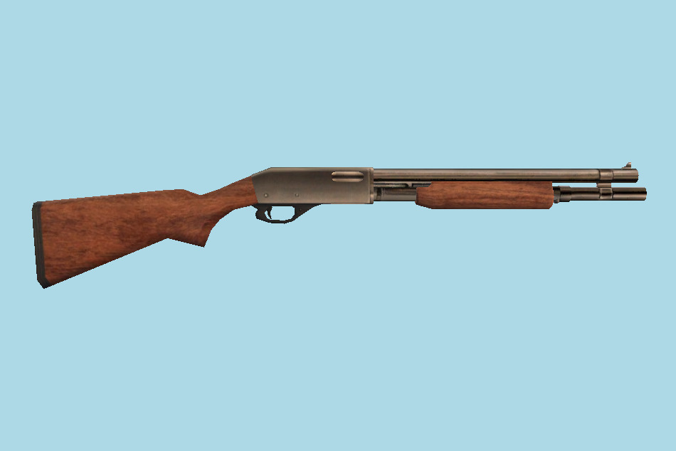 Dead Rising Shotgun 3d model