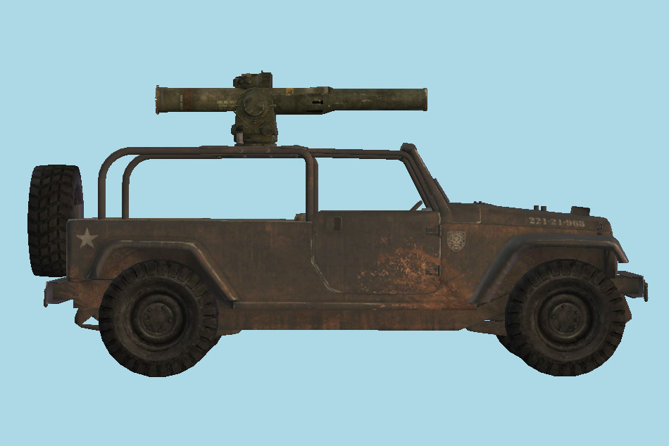 Jeep (TOW) 3d model