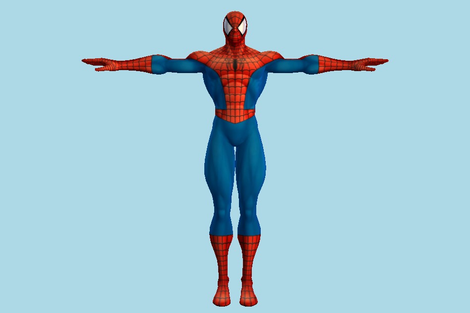 Marvel vs. Capcom 3 Spider-Man 3d model