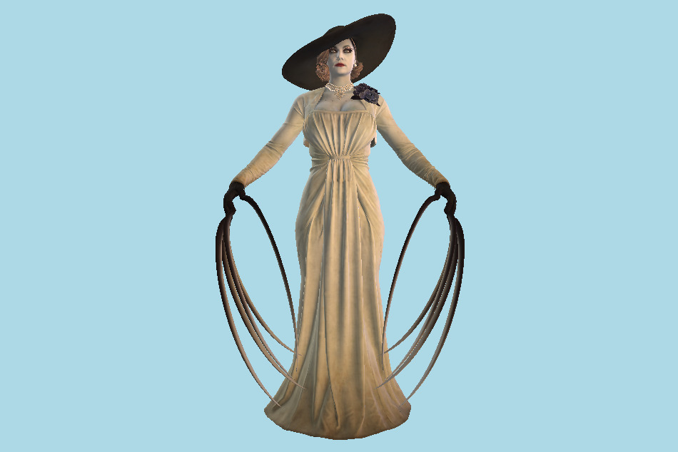 Resident Evil Village - Alcina Dimitrescu 3d model