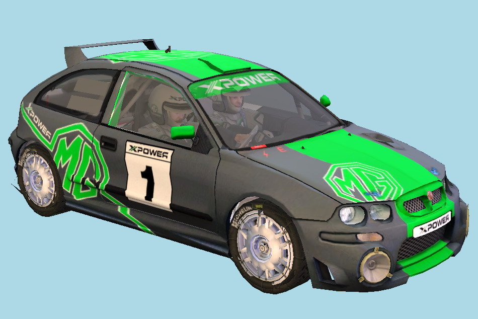 Colin McRae Rally 2005 - MG ZR EX258 Car 3d model