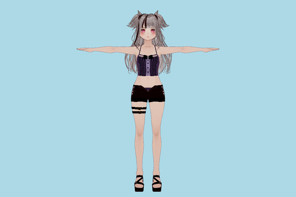 VRM Girl 3d model