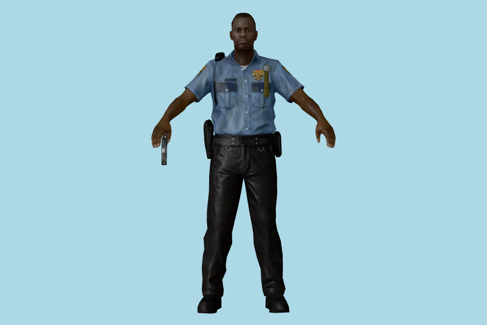 Resident Evil Survival Unit: Marvin 3d model