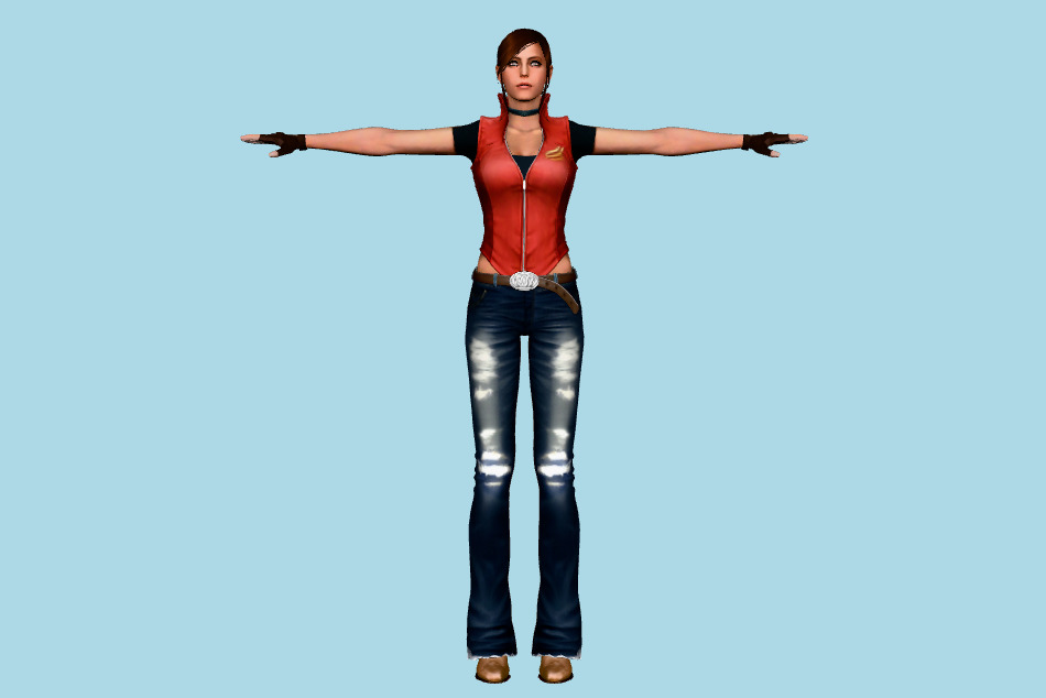 Claire Redfield 3d model