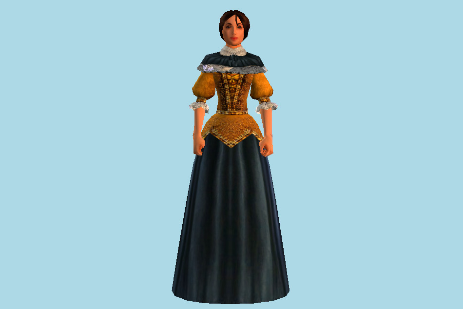 Anna de Leiva Woman 3d model