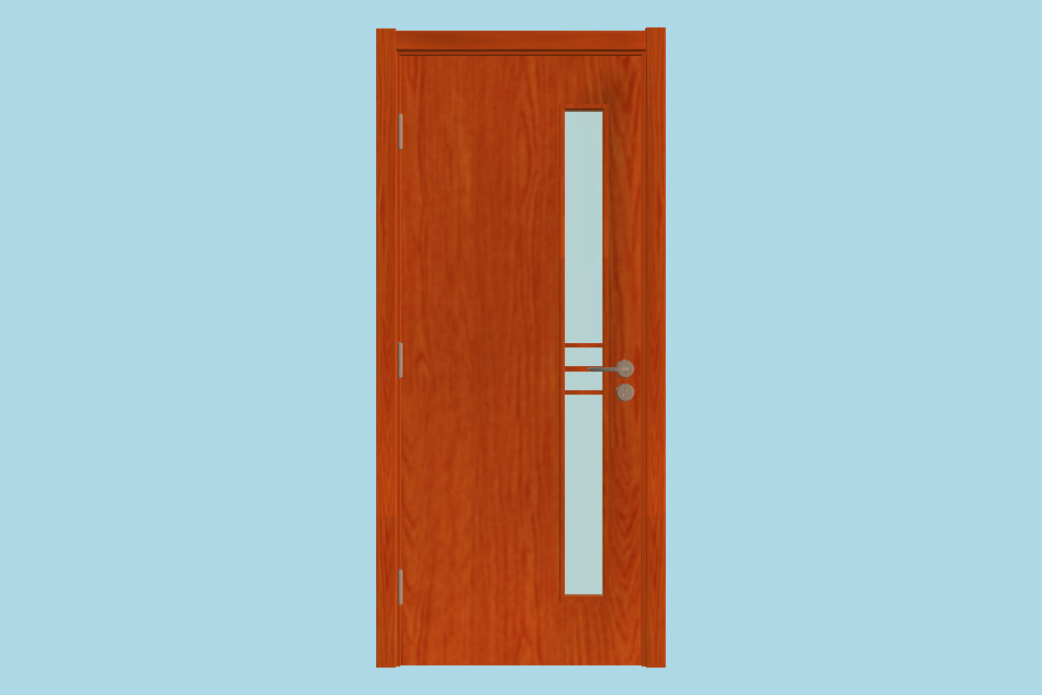 Right Hand Reverse Flush Door 3d model