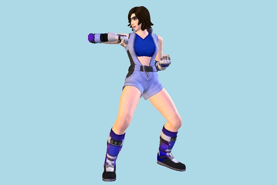 Tekken Asuka Pose WIN 3d model