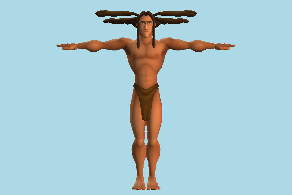 Kingdom Hearts Tarzan 3d model