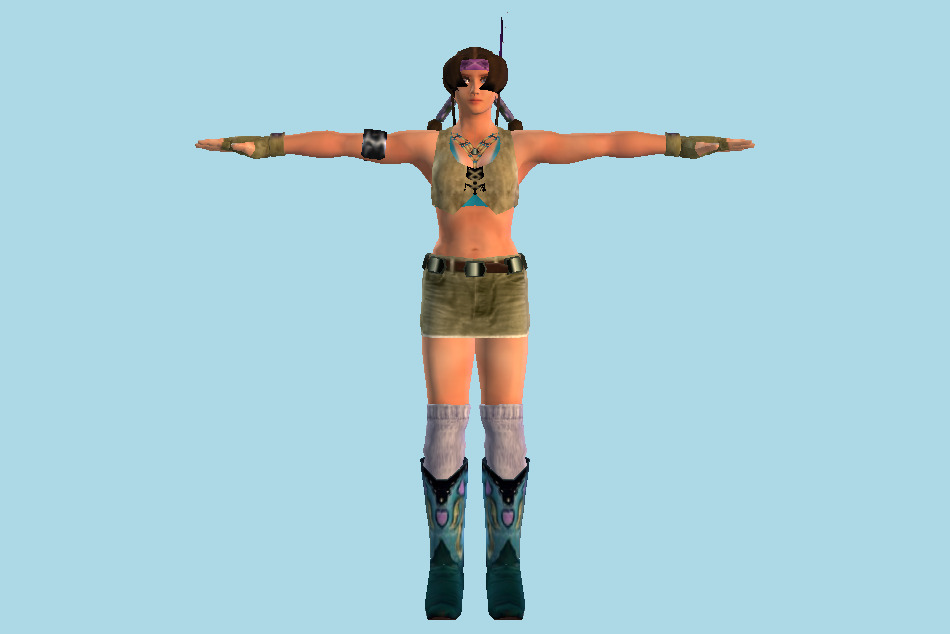 Tekken Julia Chang 3d model