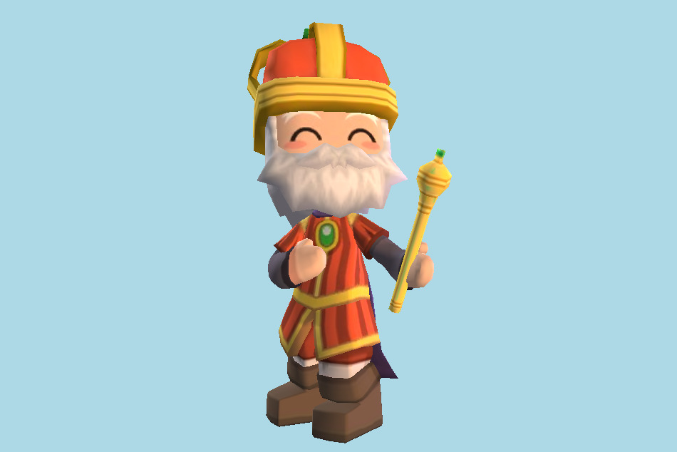 MySims Kingdom King Roland 3d model