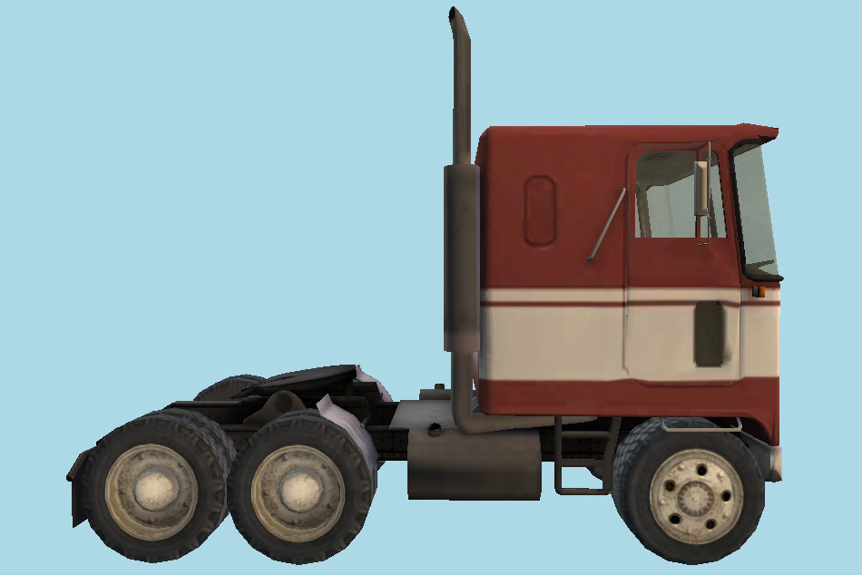 GMC Tank Truck 3d model