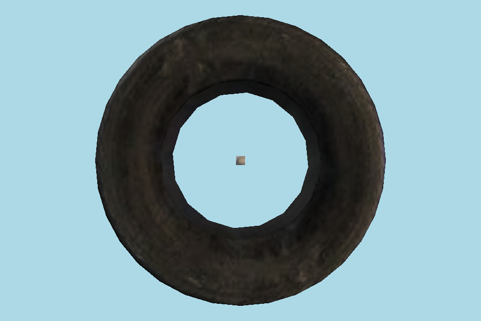 Left 4 Dead : Tire of the car 3d model