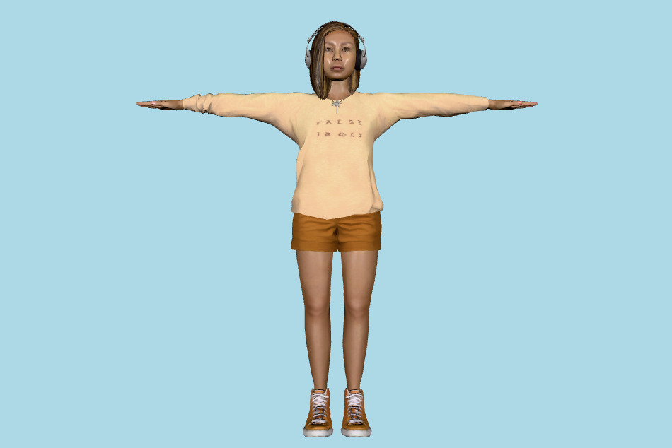 Kid-F-0022 3d model
