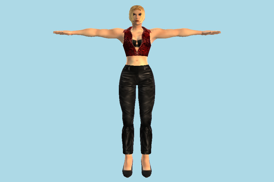 Tekken Nina Tag Tournament 3d model