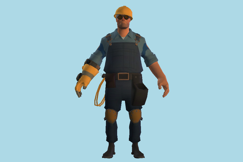Engineer 3d model