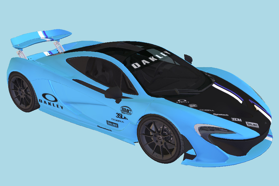 McLaren Car P1 2013 3d model