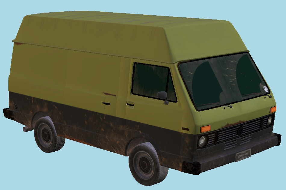 Van Panel LT Car 3d model