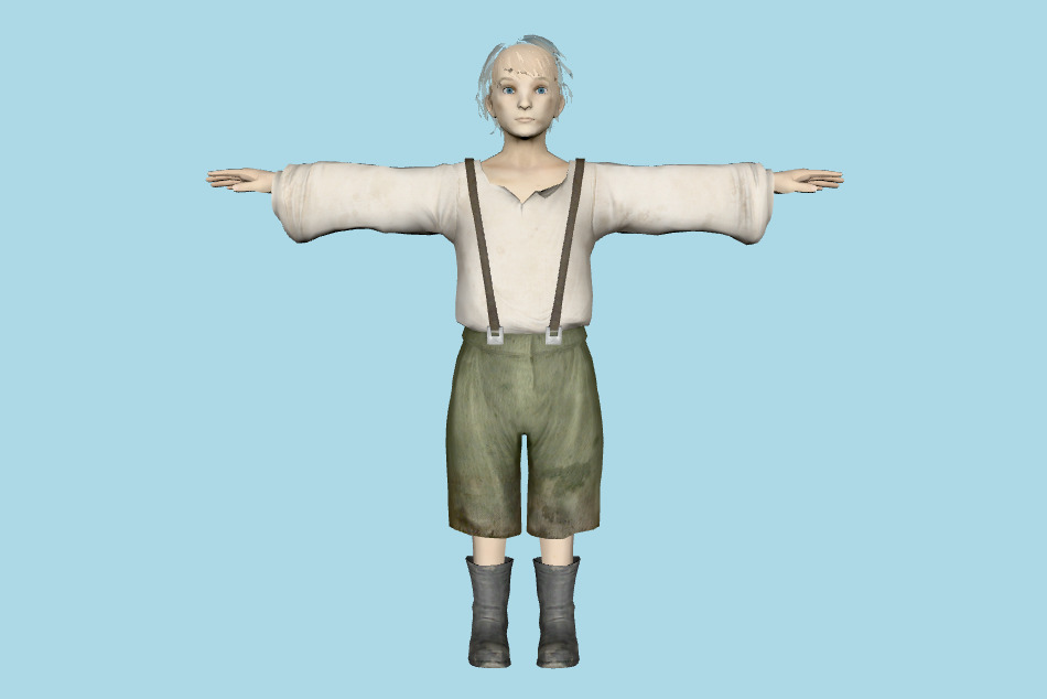 Barnaby and Charlie 3d model