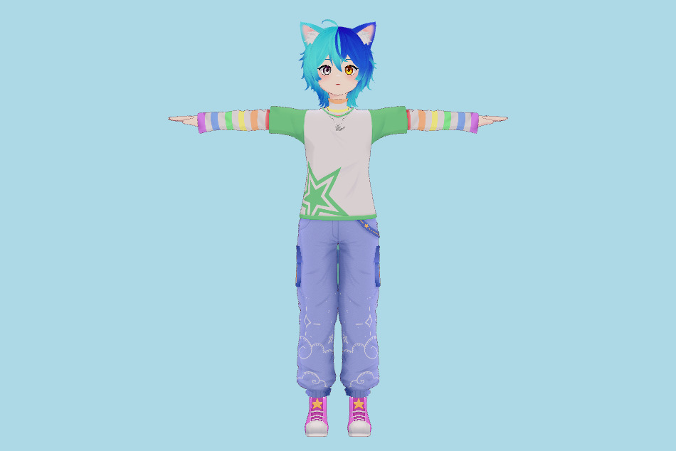 VRM Girl 3d model