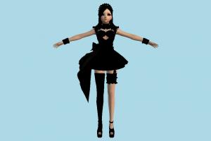 Girl girl, female, woman, people, human, character, cartoon