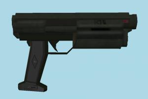 Pistol pistol, handgun, weapon, gun, firearm, arm, lowpoly