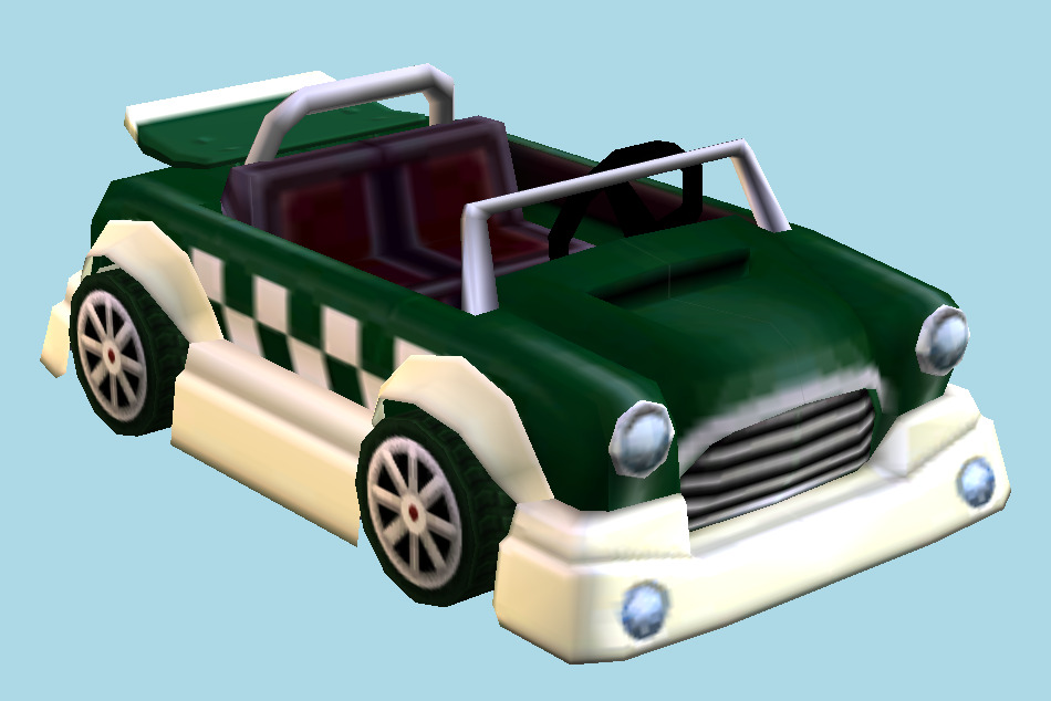 CTR Crash Tag Team Racing Car 3d model