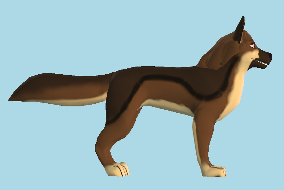 Wolf 3d model