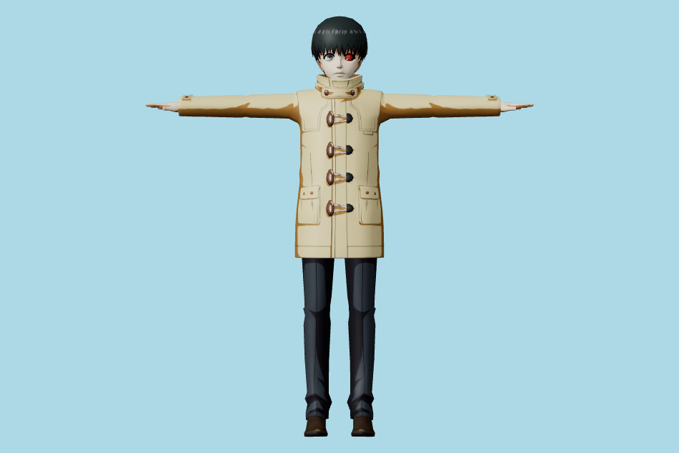Tokyo Ghoul Re Birth - Ken Kaneki 3d model