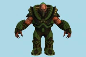 Muton monster, robot, human, character