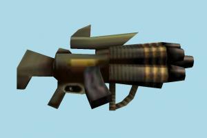 Heavy Gun auto-gun, handgun, weapon, gun, firearm, arm