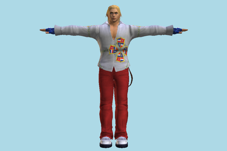 Tekken 7 Steve Fox Classic Shirt 3d model