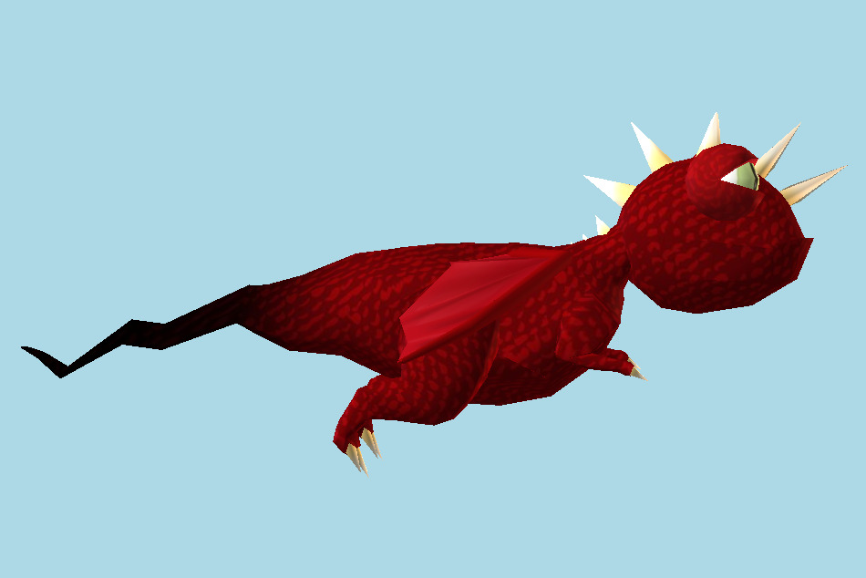 Little Dragon 3d model