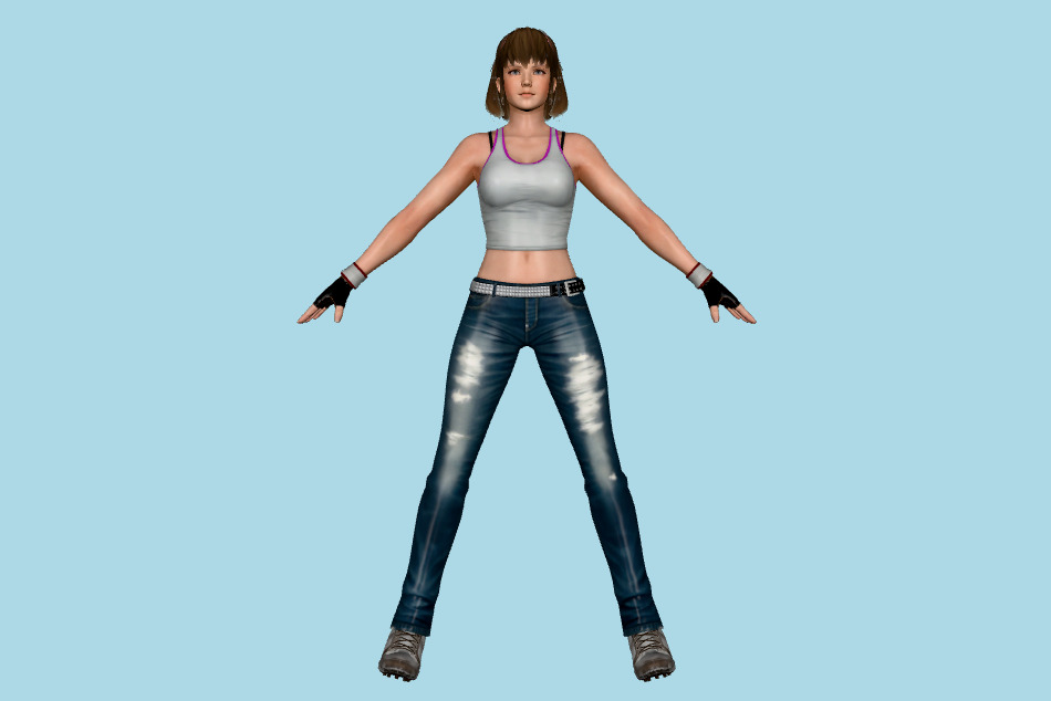 Dead or Alive 5 - DOA Hitomi Girl 3d model
