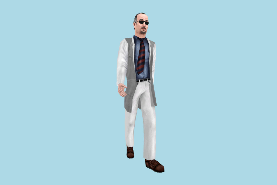 Scientist Rosenberg HL MDL 3d model