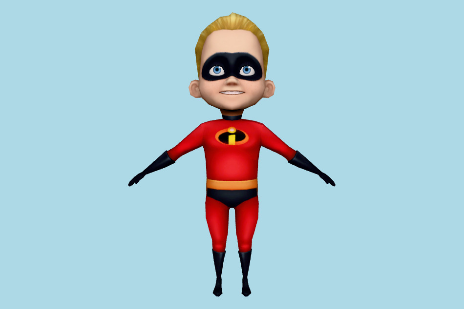 The Incredibles - Dash 3d model