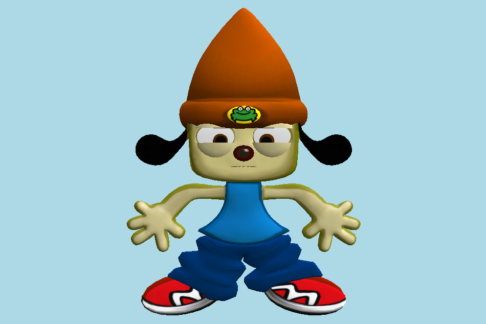 PaRappa 3d model