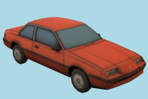 Car car, vehicle, carriage, transport, lowpoly