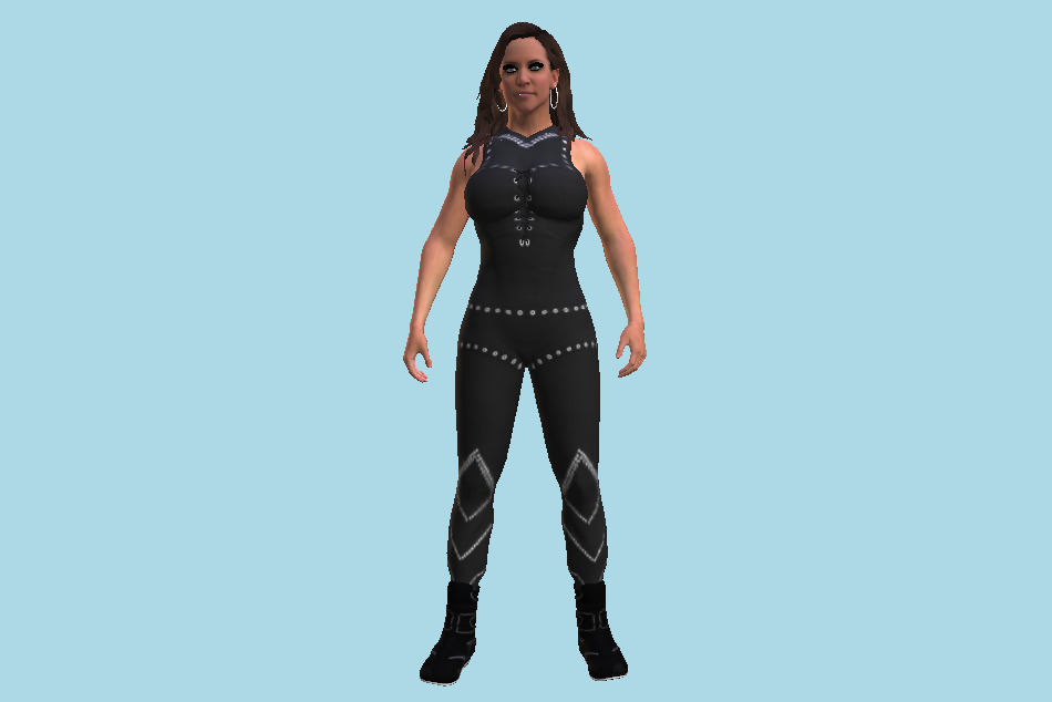 Stephanie Mcmahon WWE 2K17 Female Wrestler Superstar Girl 3d model
