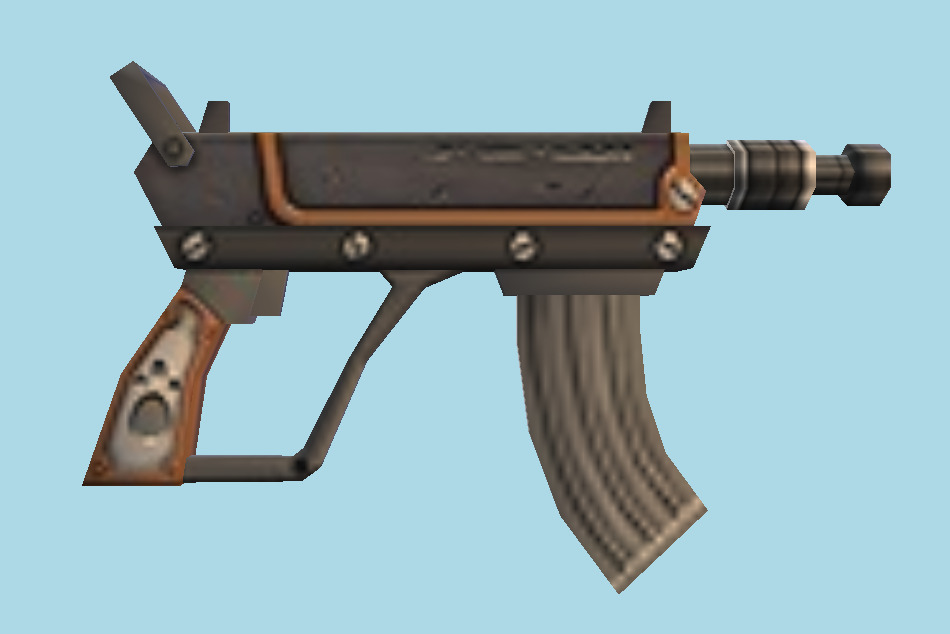 Dark Cloud 2 Submachine 3d model