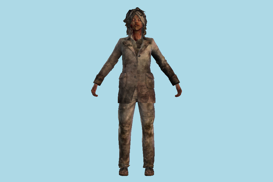 The Last Of Us - Runner Zombie Infected 3d model
