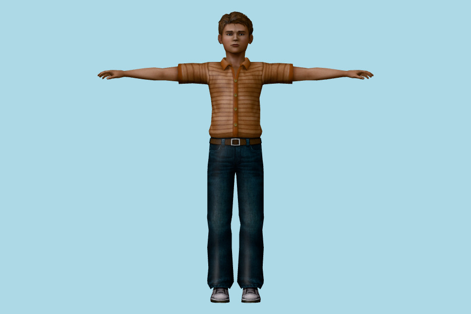Silent Hill: Origins PS2 Young Travis 3d model