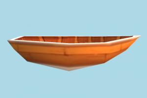 Boat boat, sailboat, watercraft, ship, vessel, sail, sea, maritime, cartoon, lowpoly