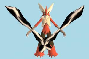 Blaziken Pokemon, Pokémon, Digimon, animal, animals, cartoon