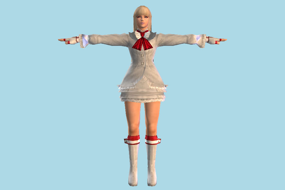 Lili Tekken Card Tournament 3d model