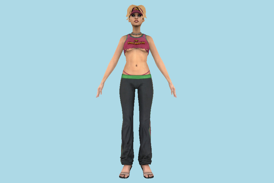 Duke Nukem Forever Sport Girl 3d model