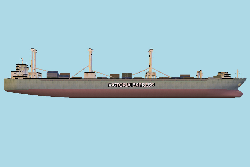 Cargo Ship 3d model