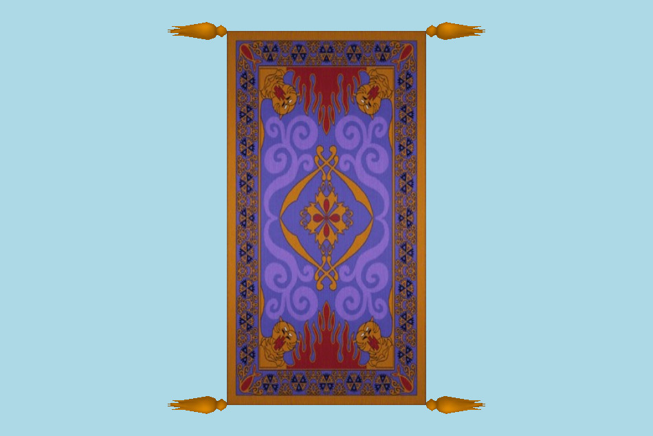 Kingdom Hearts Magic Carpet 3d model