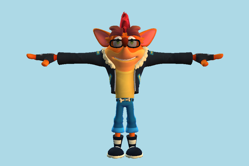 Crash Bandicoot 4 - Bike Raider 3d model